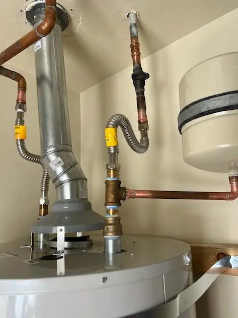 Water heater installation and plumbing repair in Rosamond